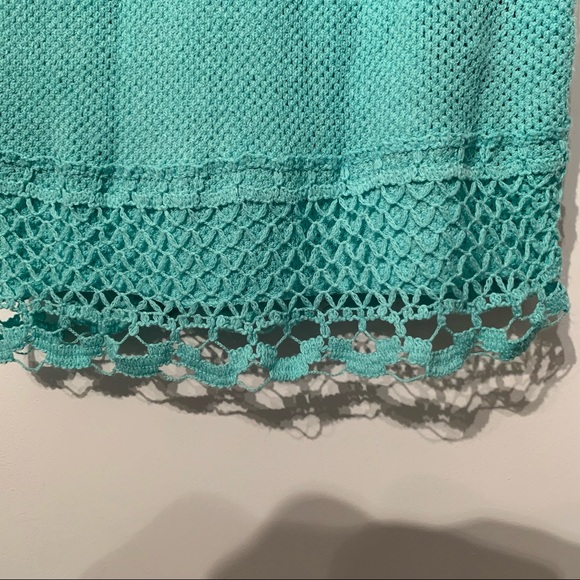 Blue Knit Zara Skirt - Picture 3 of 8